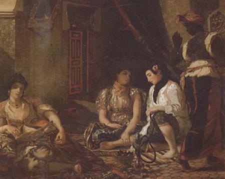 Eugene Delacroix Femmes d'Alger dans leur appartement (mk32) oil painting picture